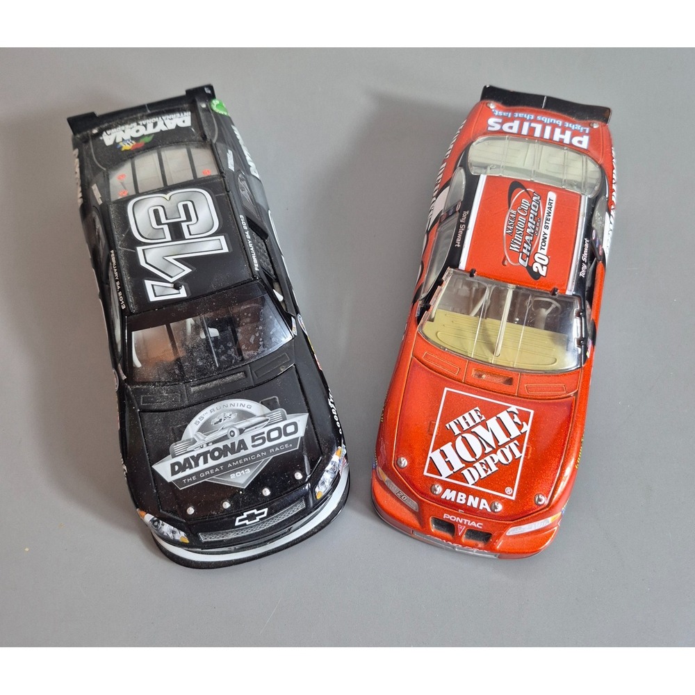 Lot 2 1:24 Die Cast Nascar Cars - 2002 Home Depot - 2013 Daytona 500